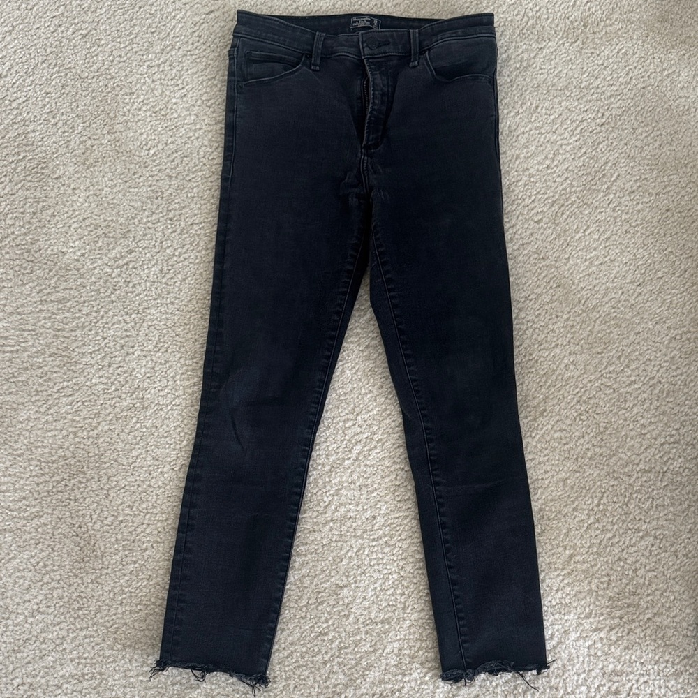 Abercrombie & Fitch Women's Black Skinny Jeans